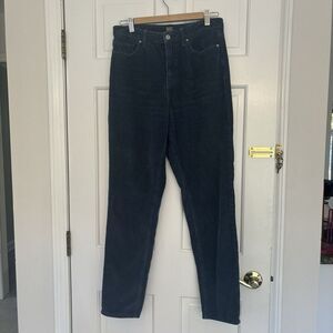 BDG Urban Outfitters Blue High Rise Corduroy Mom Pants Womens Size 29 90s